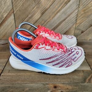 New Balance FuelCell Elite NYC Marathon Womens Athletic Shoes Size 8 B WRCELNY